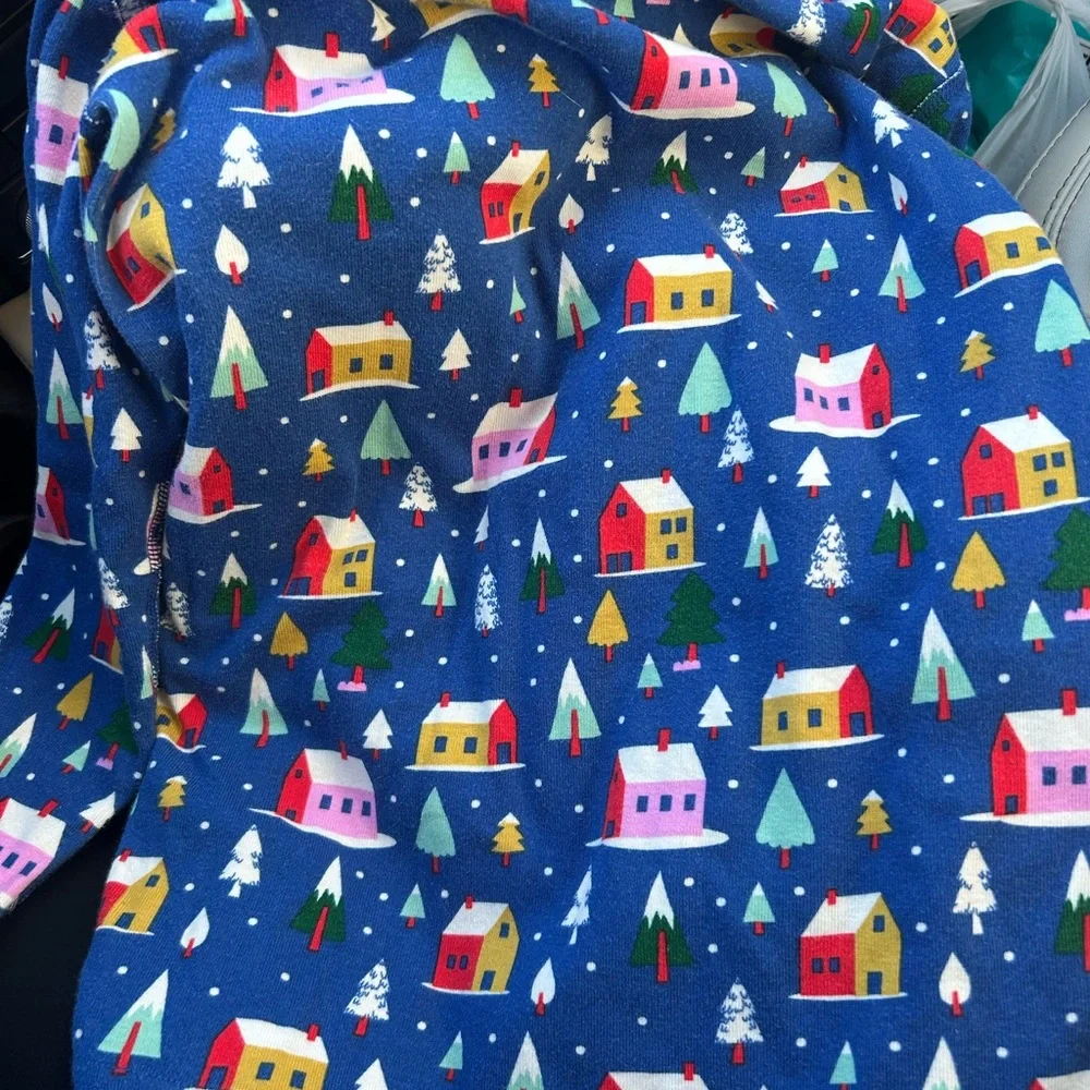 Hanna Andersson Organic Cotton Hygge House Pajamas Set XS